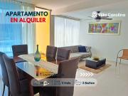 SE ARRIENDA APARTAMENTO AMOBLADO DE 3 HABITACIONES EN EL...