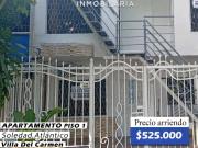 Se arrienda apartamento piso 1 Villa del carmen 101
