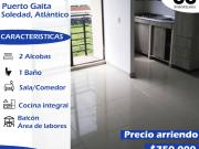 Se arrienda apartamento Puerto Gaita, Soledad