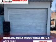 SE ARRIENDA BODEGA ZONA INDUSTRIAL NEIVA HUI COL