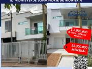 SE ARRIENDA CASA DE 2 PISOS EN MONTEVERDE, ZONA NORTE DE...