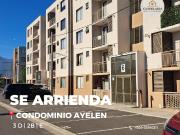 SE ARRIENDA DEPARTAMENTO EN CONDOMINIO AYELEN ORIENTE,...