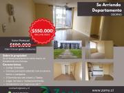 SE ARRIENDA DEPARTAMENTO EN SECTOR ORIENTE