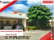 SE ARRIENDA ESPECTACULAR CASA CONJUNTO ZARAGOZA ORIENTE...