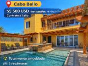 SE RENTA CASA EN CABO BELLO CABO SAN LUCAS
