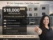 SE RENTA DEPARTAMENTO EN CABO SAN LUCAS