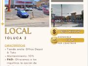 SE RENTA LOCAL COMERCIAL DE 719M2 EN TOLUCA, MEXICO,COSTO/M2