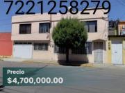 SE VENDE AMPLIA CASA EN COLONIA AMERICAS TOLUCA, MEX