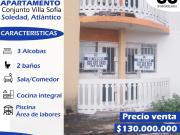 Se vende apartamento Conjunto Villa Sofia Soledad