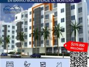 SE VENDE APARTAMENTO EN BARRIO MONTEVERDE DE MONTERIA
