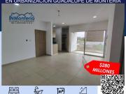 SE VENDE APARTAMENTO EN URBANIZACIÓN GUADALUPE EN MONTERIA