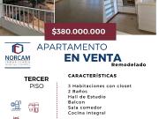 SE VENDE APARTAMENTO REMODELADO EN CARABELAS