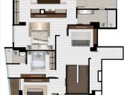 Se vende Apto 254,30m² 3h+s/3b+s/4p Los Naranjos de Las...