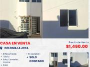 Se vende bonita casa Recién Remodelada en Col. la Joya