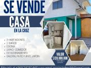 Se Vende Casa amplia en La Cruz