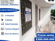 Se vende casa con locales comerciales Soledad 2000/...