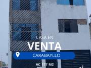 SE VENDE CASA EN CARABAYLLO, 4 PISOS