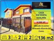 Se Vende Casa Esquina En Hualpén Concepción
