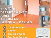 Se vende departamento con aires La Perla Callao 103 m2