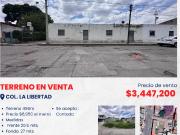 SE VENDE EXCELENTE TERRENO EN COL. LA LIBERTAD