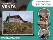Se vende parcela de 5.000 m2 con casa, sector El Huape,...