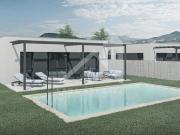 SE VENDE TERRENO CON PROYECTO DE CASA DE DISEÑO MODERNO...
