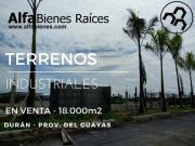 Se vende terreno industrial 18.000m2 Durán Ecuador
