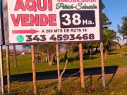 Se venden 38 Ha. de campo a 200 metros de Ruta Nacional...