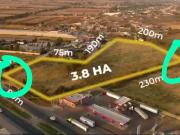 Se Venden 3.8 Hectáreas a pie de carretera a unos mts de...