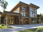 Seaside contemporary house with garden and terrace