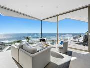 Seaside contemporary house with pool and garden