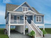 Seaside property with pool and garden