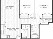 Seasons 2 Bedroom Apartment for Rent at 590 Sterling...