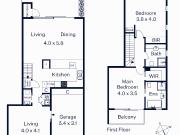 Secure Garage and North Facing Design