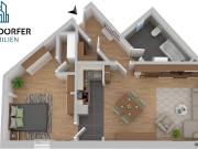 Sehr gepflegte 2 Zimmer Wohnung mit 52,5 m² in zentraler...