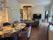 Sehr ruhige, 6 Zi Altbau Wohnung über 2 Etagen in...