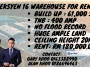 Seksyen 16 For Rent Hicom Shah alam Bukit Kemuning USJ...