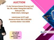 Seksyen U8, Shah Alam, Selangor, 2 sty Terrace Corner...