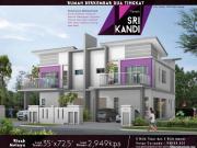 semi d 2 tingkat, taman sri kandi