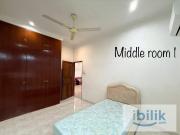 Semi d spacious middle room with own bathroom near to hqe