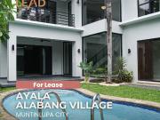 Semi Furnished 4 Bedroom For Rent Ayala alabang Village...