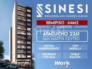 SEMIPISO 2 ambientes Doble Balcon San Martín Centro Work...