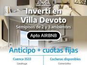 Semipiso 3 ambientes, con balcón aterrazado en Villa Devoto