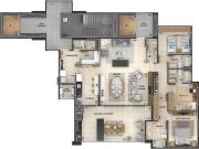 Sensacional apartamento para venda em Centro com 3...