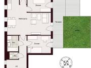 SICHER INVESTIEREN IN BESTLAGE: VERMIETETE GARTENWOHNUNG...