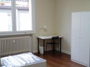 Single bed in twin bedroom in the center of Bologna