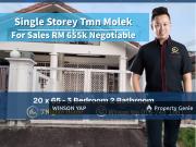 Single Storey Terrace House Taman Molek JB Chinese Hot...