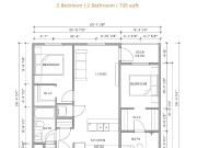 Skyside Residences 2 Bedroom / 2 Bathroom [object...