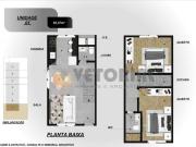 Sobrado com 2 dormitórios à venda, 63 m² por R$...