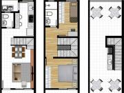 SOBRADO COM 2 QUARTOS R$ 380.000,00
